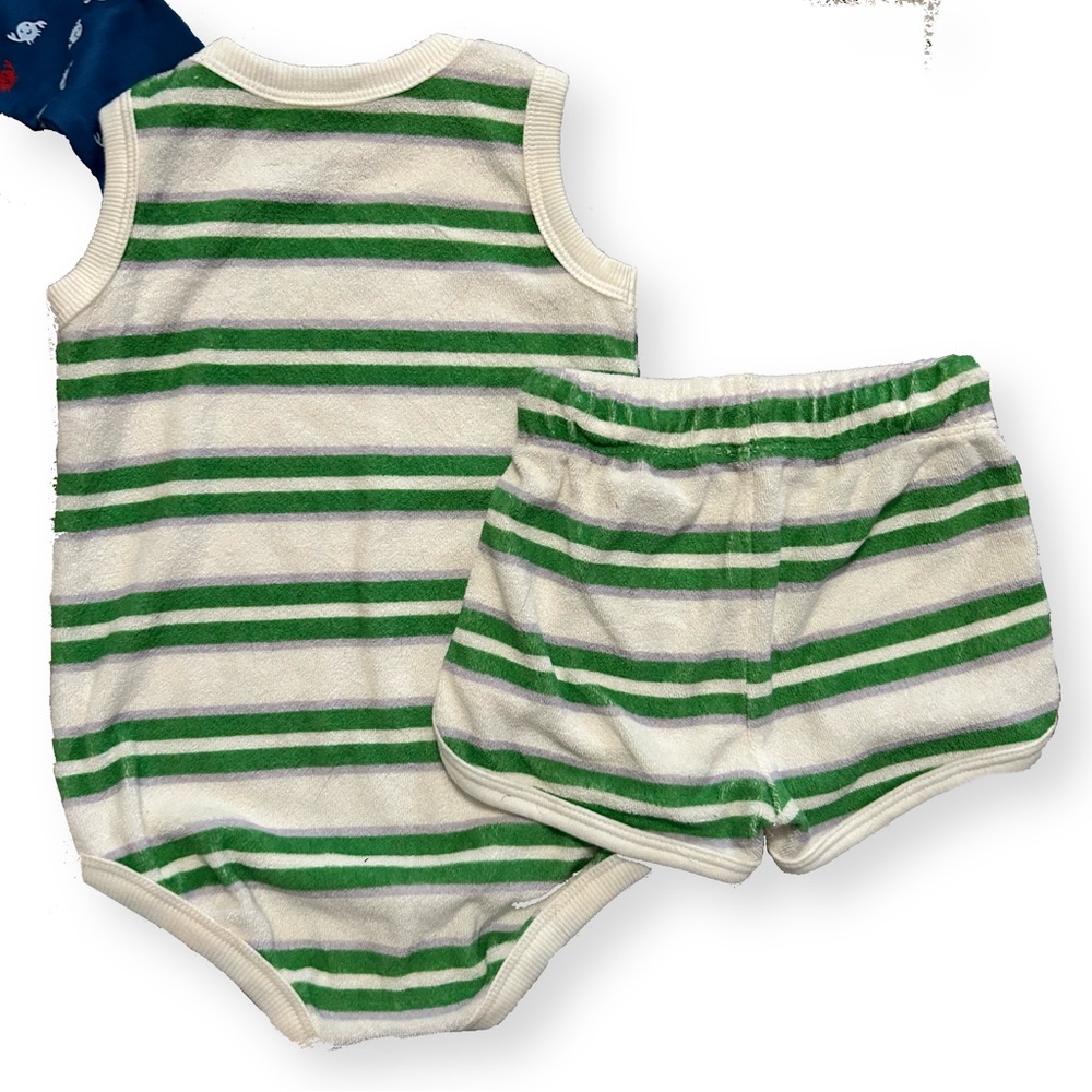 NWT 9 months /CARTER’S Sleeper Pajamas & Lauren Conrad Two-piece outfit bundle - Picture 5 of 6